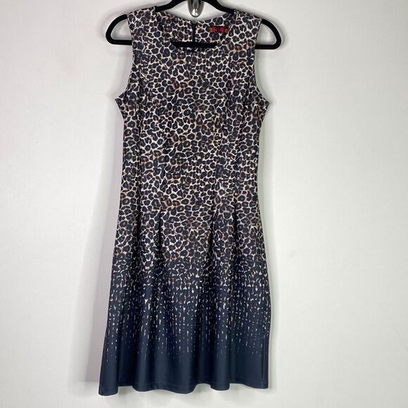 ISLE by Melis Kozan Leopard Animal Print Sleeveless Dress Women's Size Medium - Picture 10 of 10